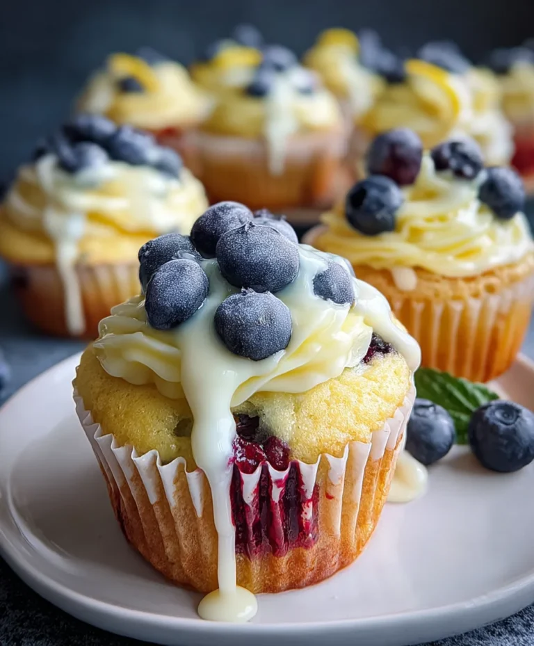 Lemon Berry Cupcakes-Summer Delight Recipe