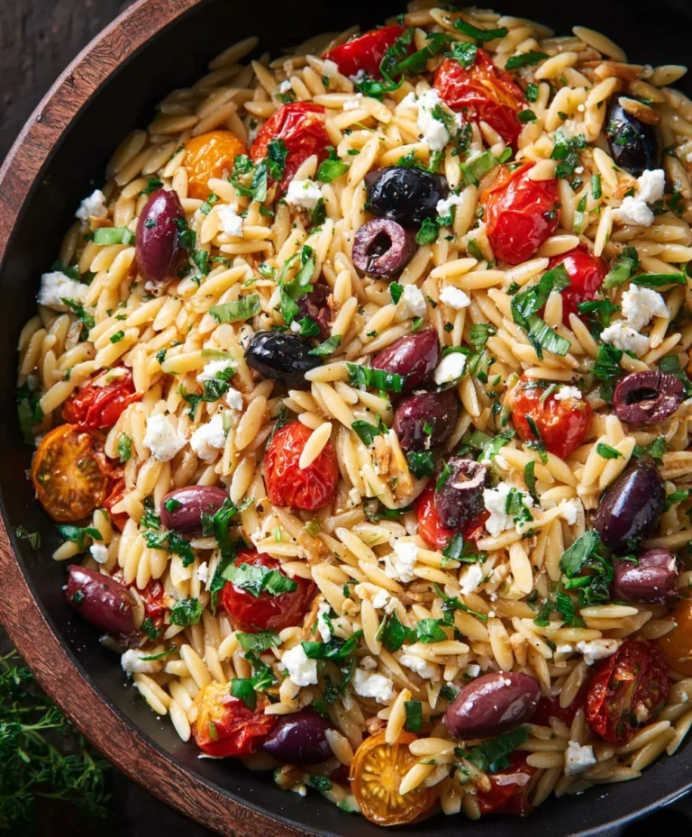 Greek Orzo- Easy & Delicious Pasta Dinner