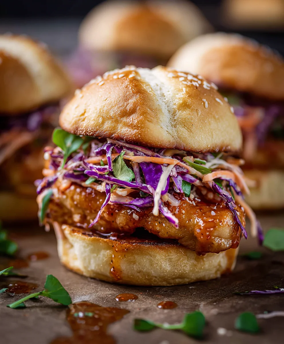 Bang Bang Chicken Sliders- Quick & Easy Recipe