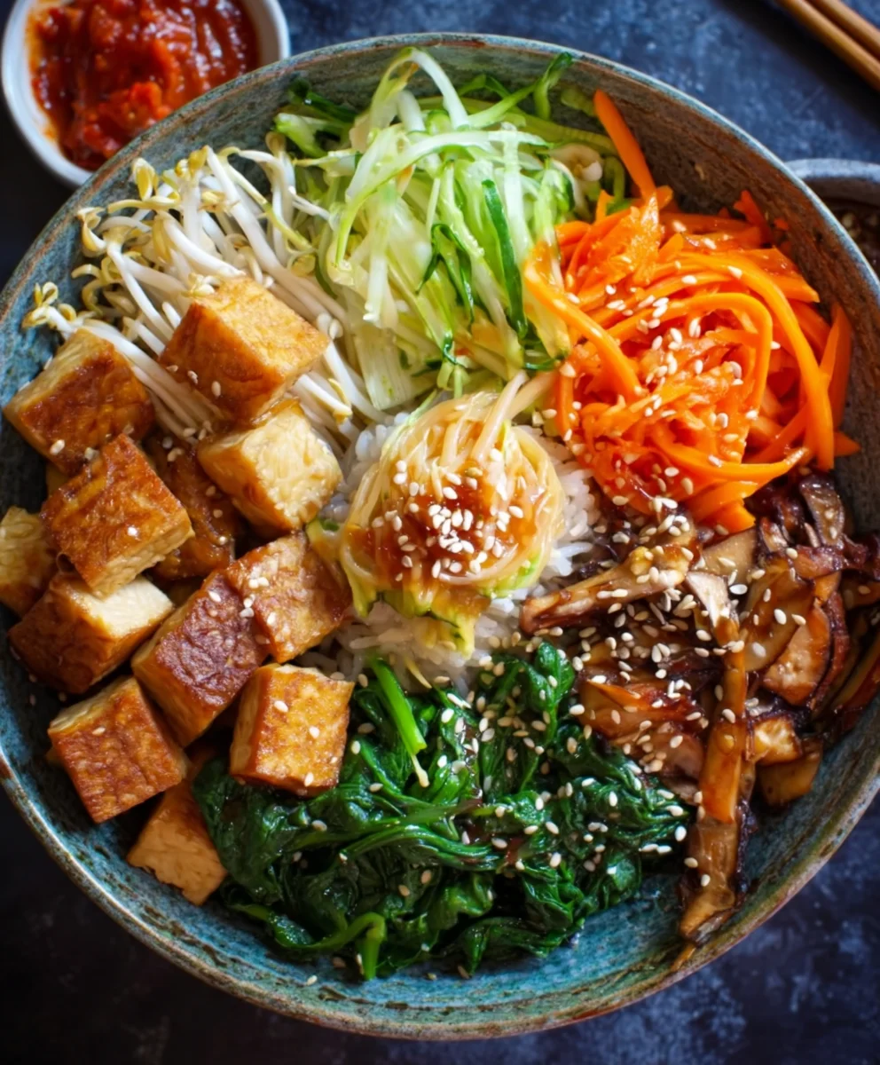 Easy Vegan Bibimbap Recipe - Wholesome & Delicious