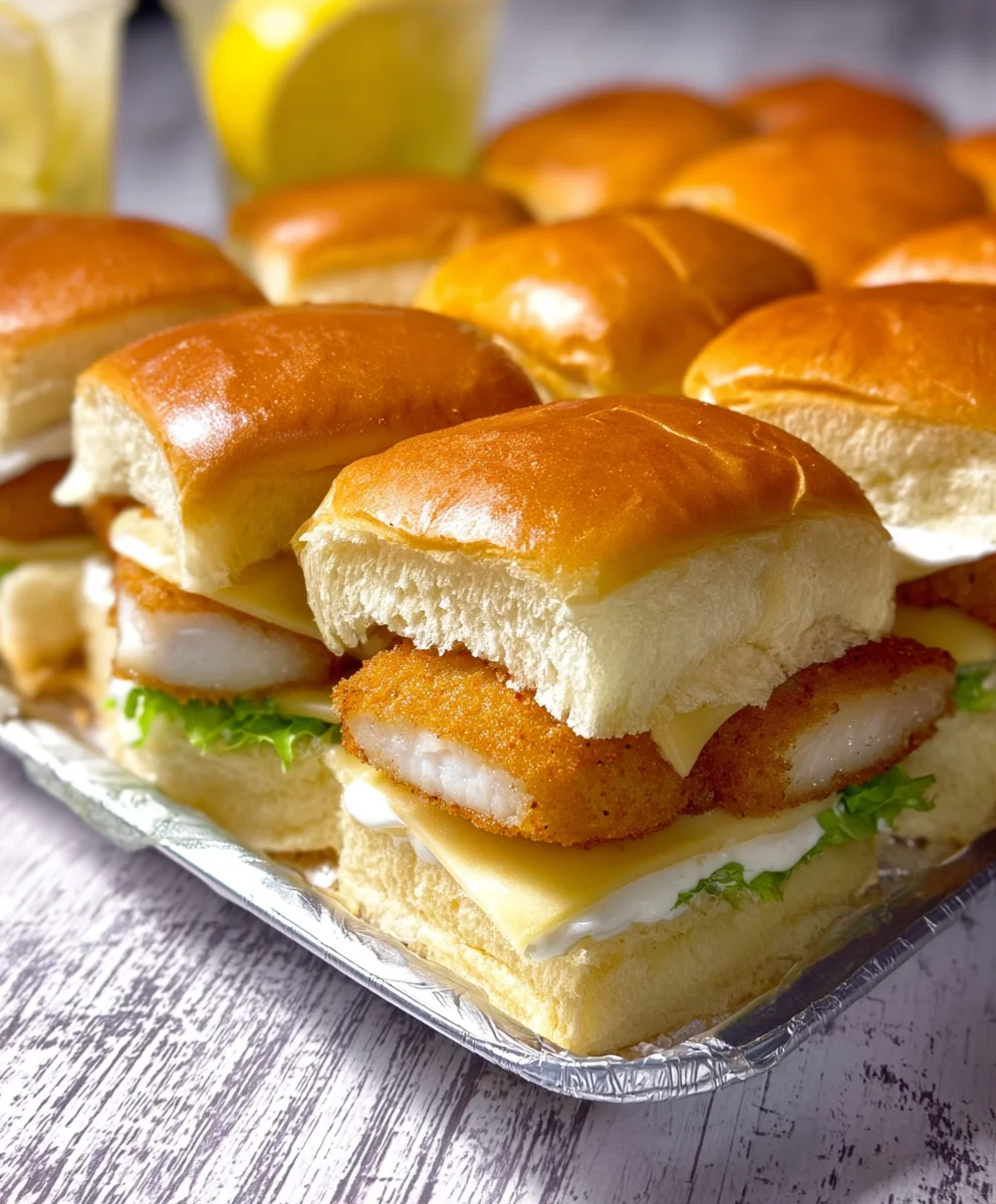 Filet-O-Fish Sliders Easy Homemade Fish Burger Recipe