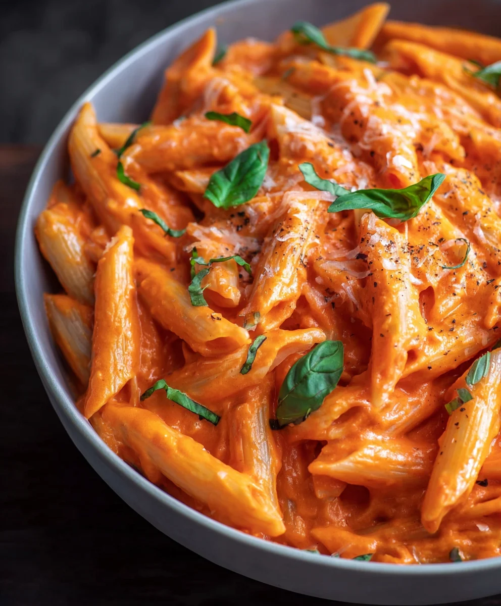 Healthy Penne Alla Vodka Extract - Easy & Delicious