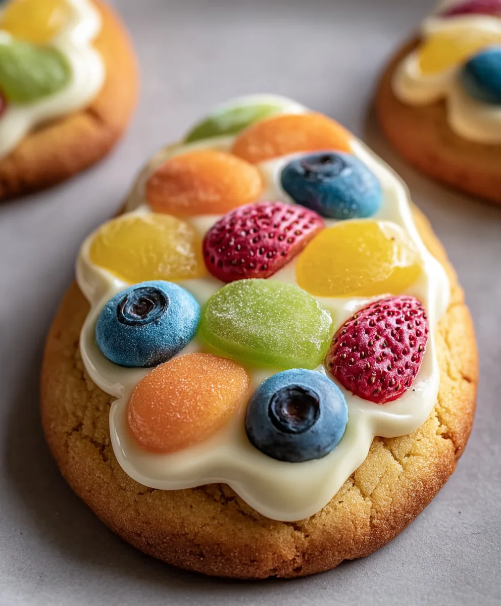 Easter Egg Fruit Cookies- Delightful & Easy Recipe