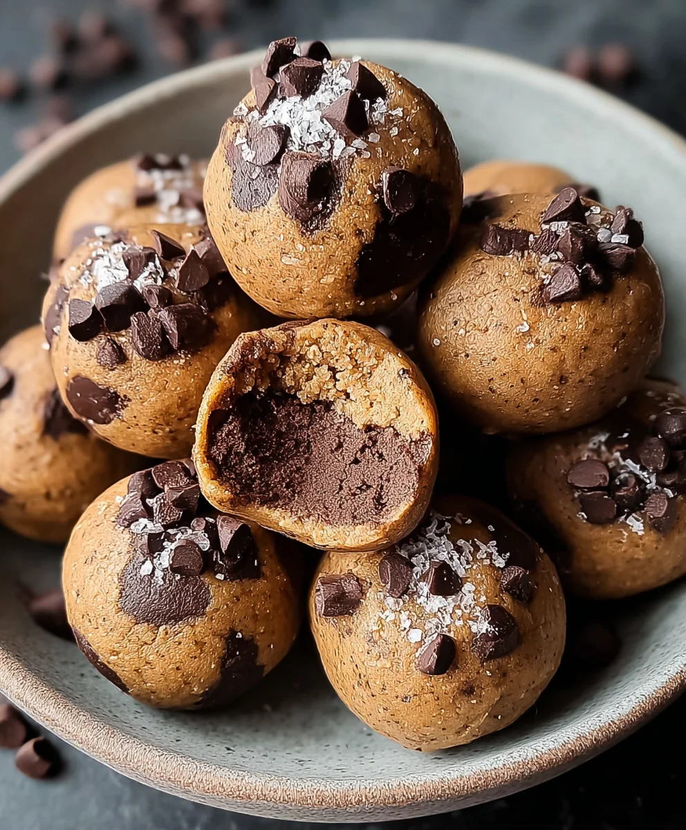 Brookie Protein Balls - Healthy No-Bake Snack