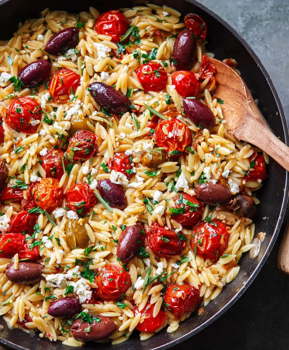 Greek Orzo- Easy & Delicious Pasta Dinner