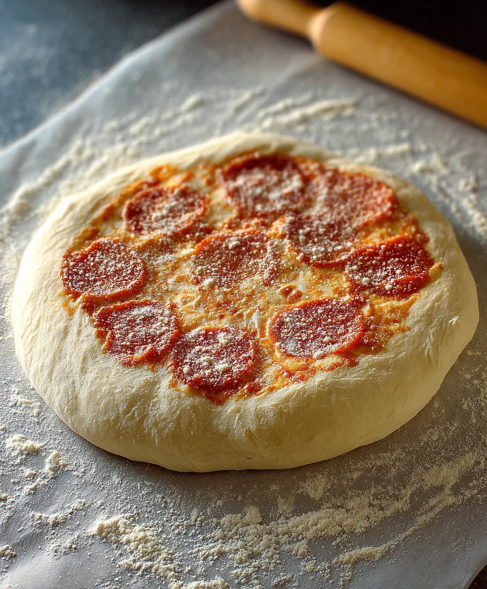 Easy Two Ingredient Pizza Dough Recipe