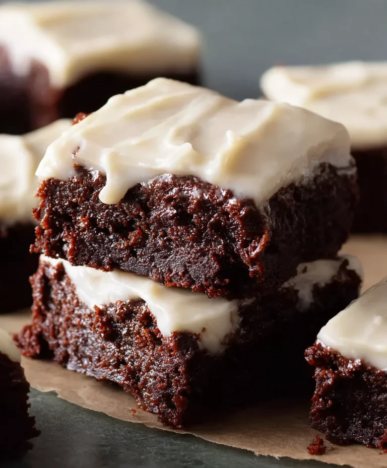 Decadent Brownies with Cream Cheese Frosting Recipe