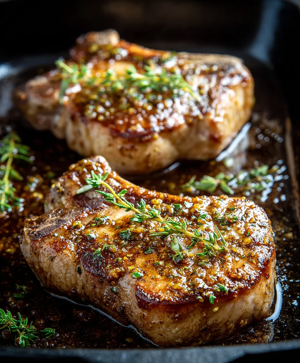 Honey Mustard Beef Chops Oven Bake - Easy Recipe