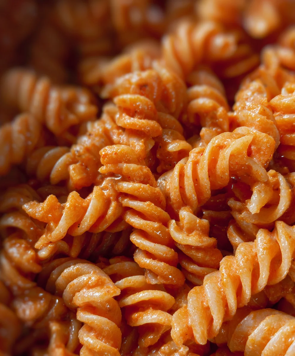 Creamy Vegan Spicy Fusilli Pasta Recipe