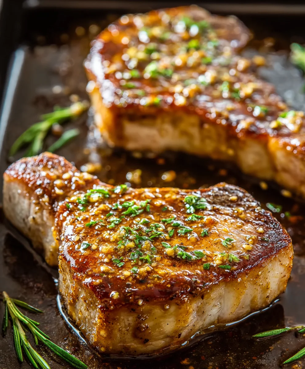 Honey Mustard Beef Chops Oven Bake - Easy Recipe