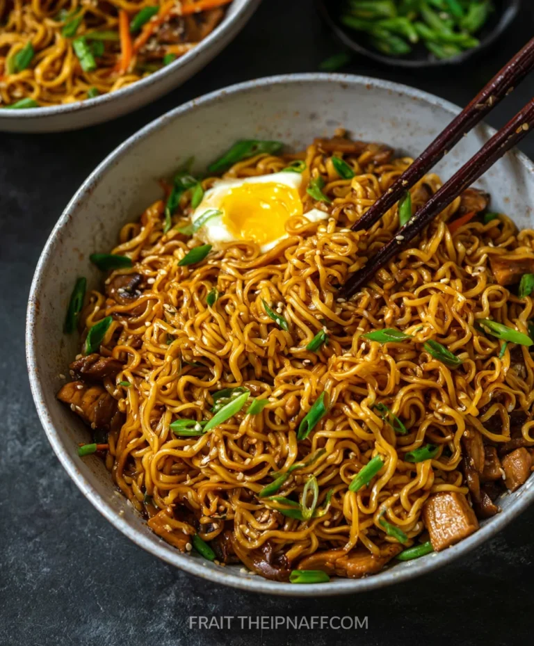 Easy Saucy Beef Ramen Noodles Recipe