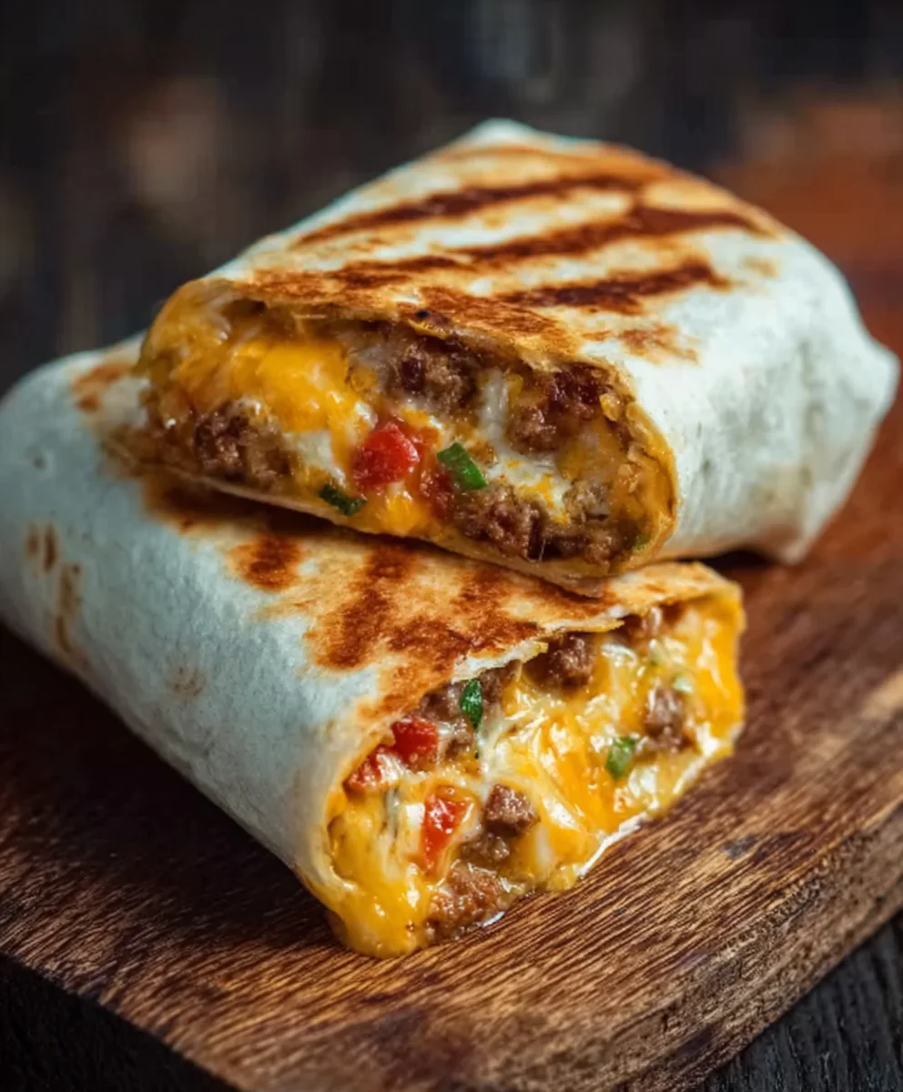 Ultimate Grilled Cheese Burrito - Easy & Delicious