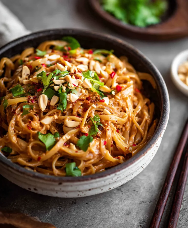 Spicy Peanut Noodles-Quick & Easy Recipe