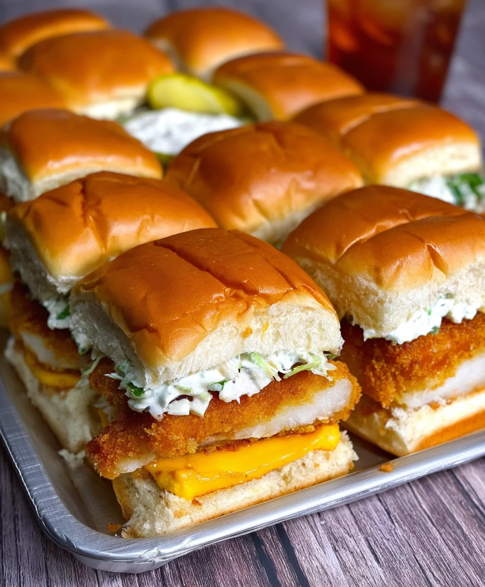Filet-O-Fish Sliders Easy Homemade Fish Burger Recipe