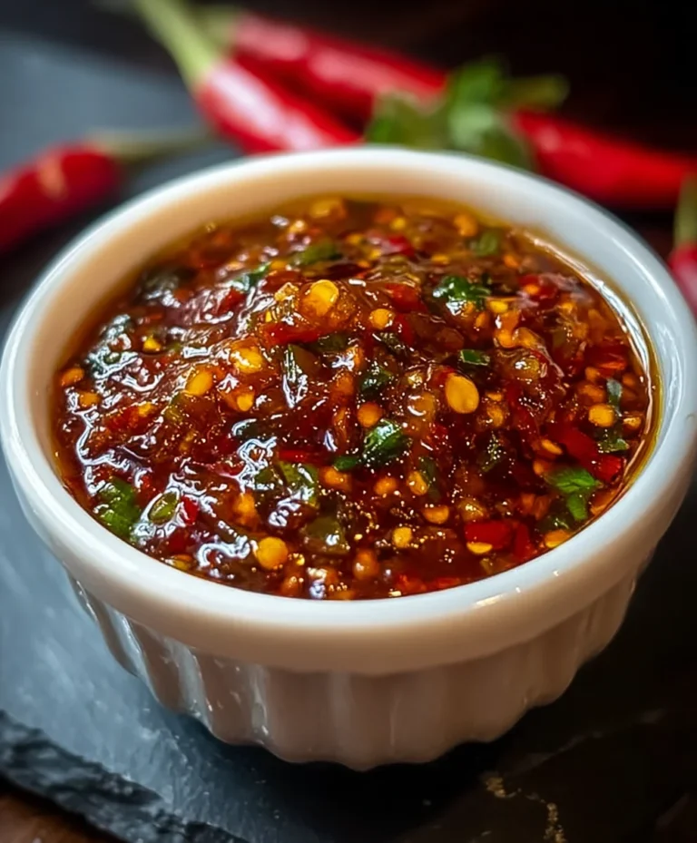 Spicy Homemade Chili Garlic Sauce Recipe – Easy & Flavorful