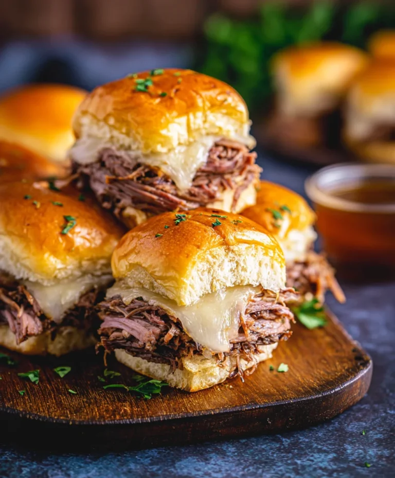 Easy French Dip Sliders Juicy Beef Sandwich Recipe