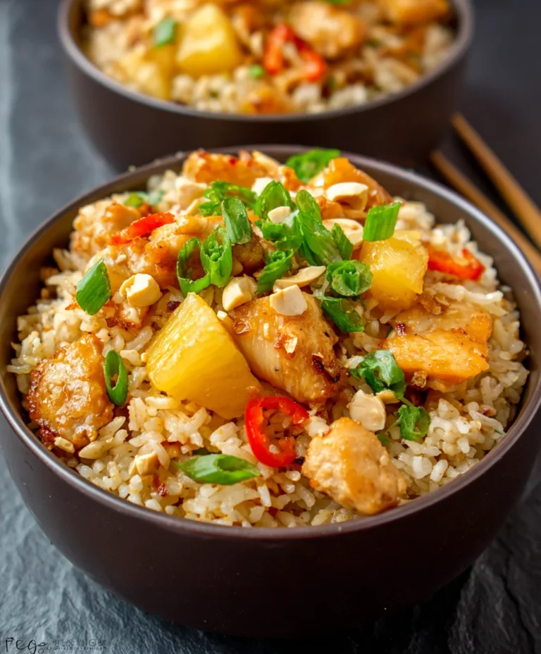 Sweet Pineapple Chicken and Rice Easy Recipe