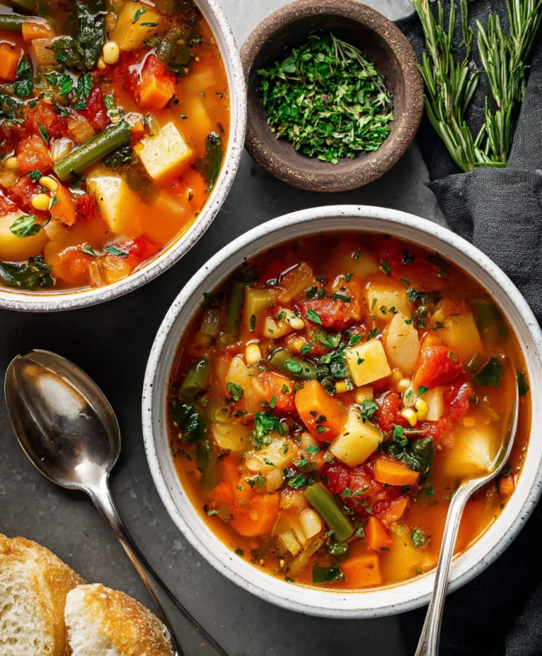 Easy Vegetable Soup – Hearty & Delicious Recipe