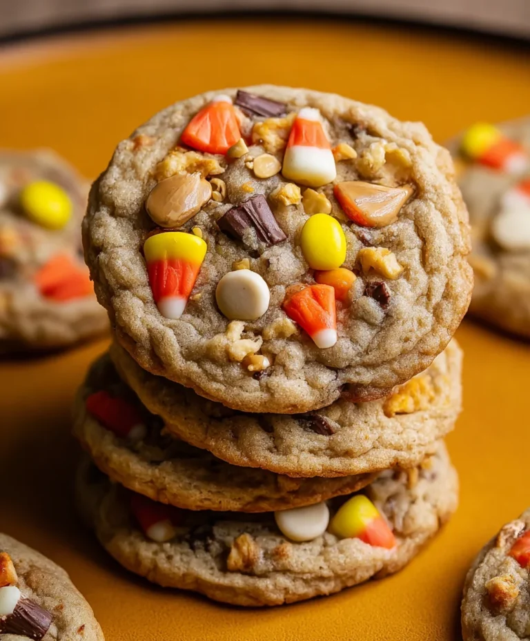 Candy Corn Trail Mix Cookies-Sweet & Chewy Delight