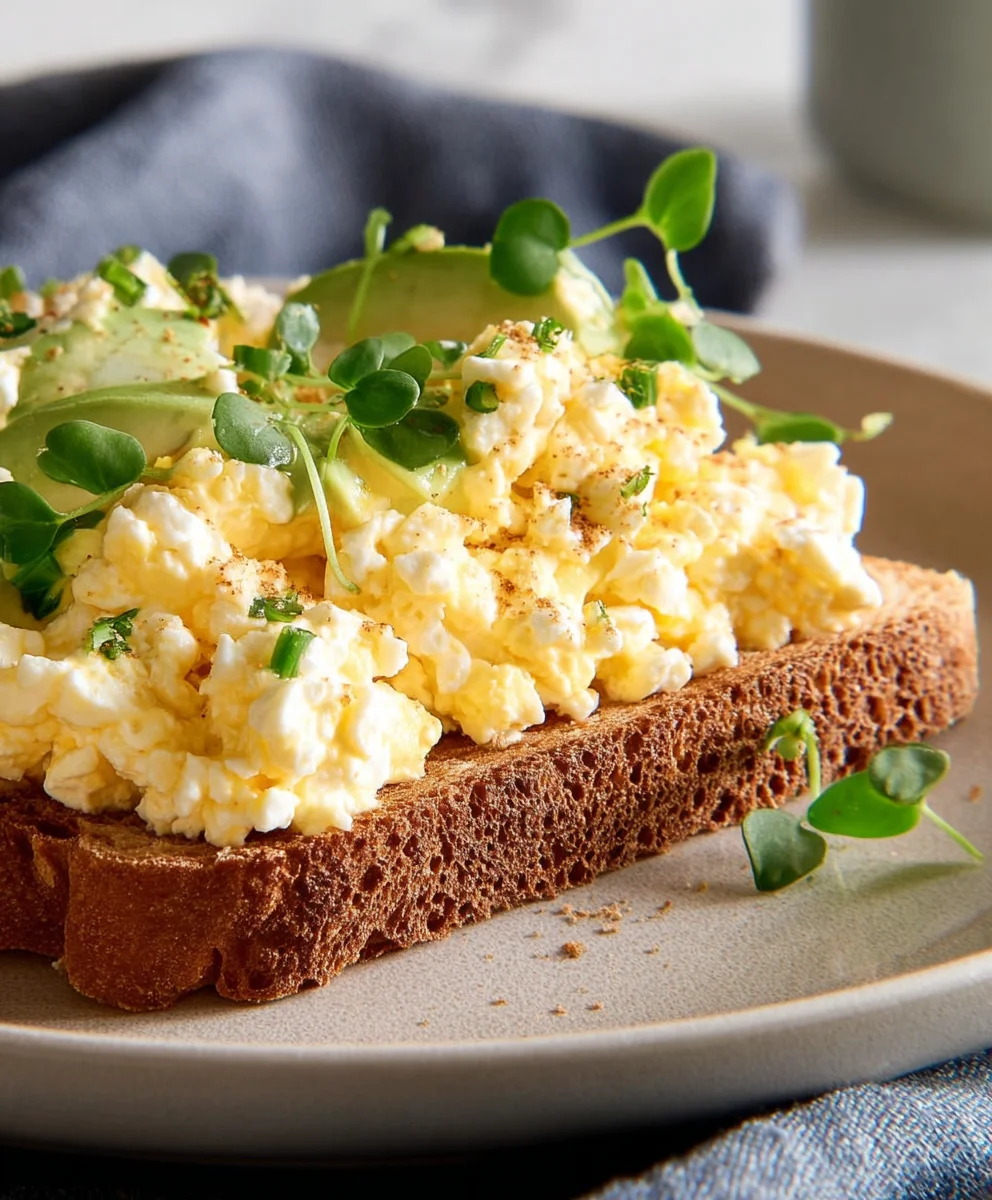 Egg Salad Cottage Cheese - Creamy Mayo Free Recipe