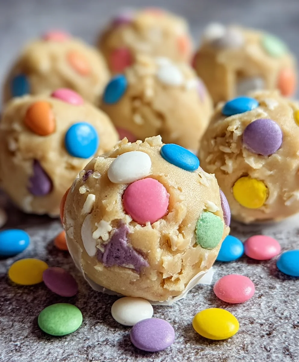 Easter Egg Cookie Dough Bites-No Bake Treat
