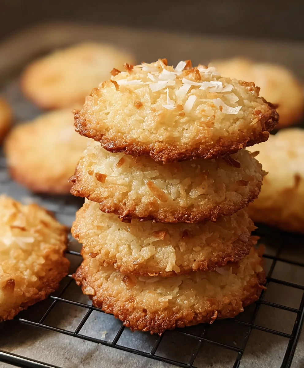 Chewy Coconut Cookies-Easy Homemade Recipe