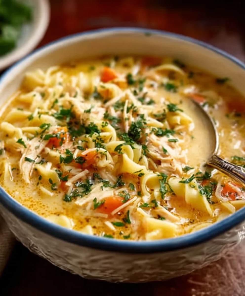 Easy Crack Chicken Noodle Soup Comfort Food