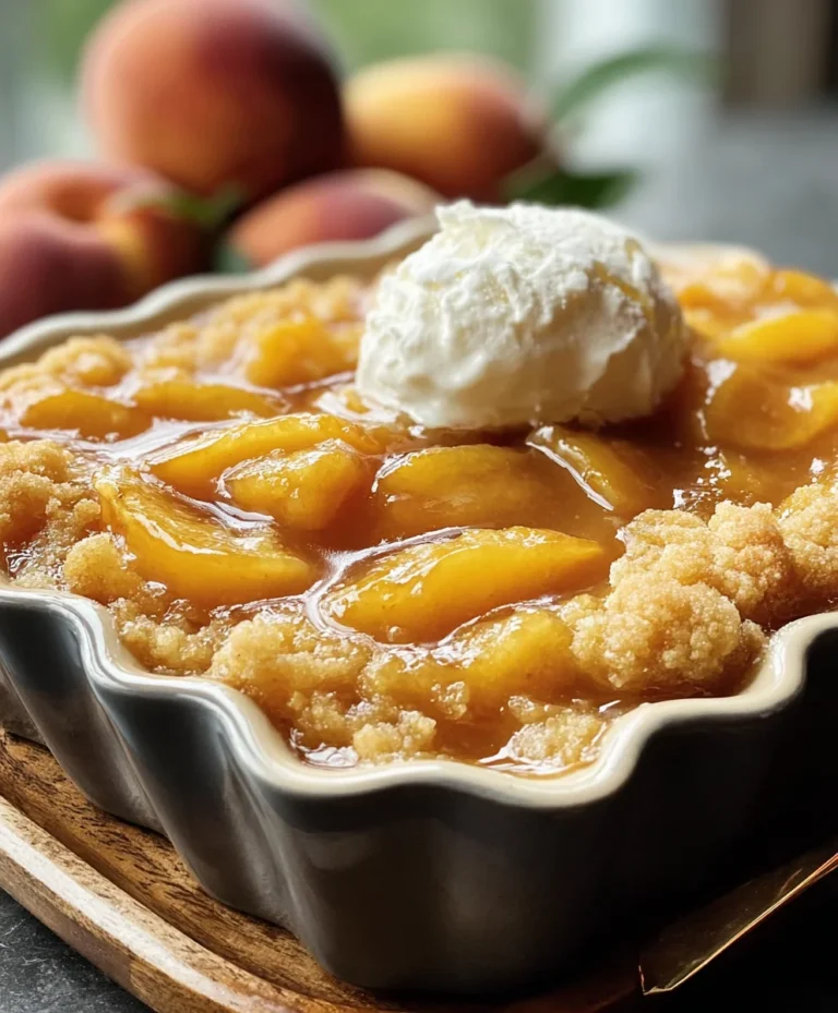 Best Southern Peach Cobbler Recipe-Easy & Delicious