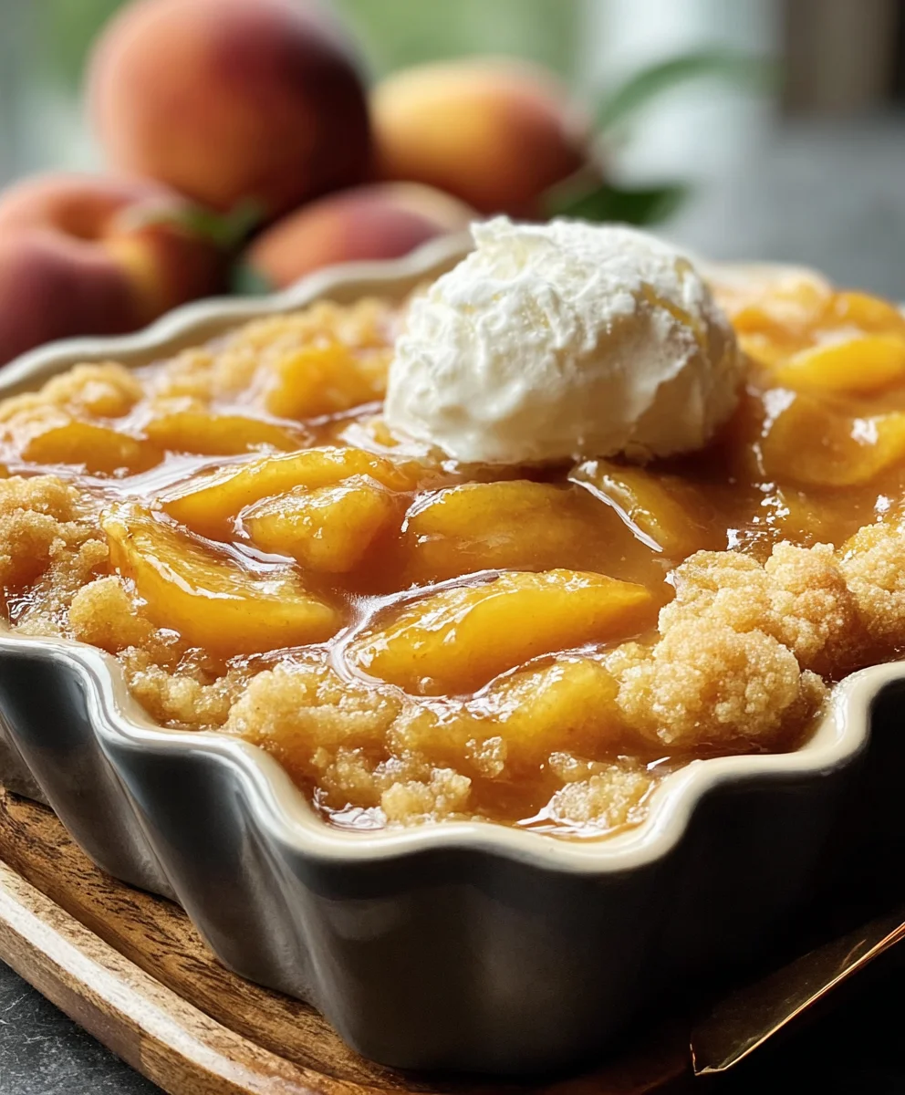 Best Southern Peach Cobbler Recipe-Easy & Delicious