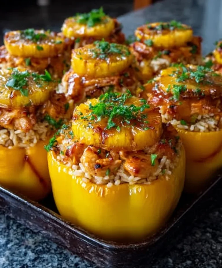 Teriyaki Pineapple Chicken Peppers-Sweet Savory Meal