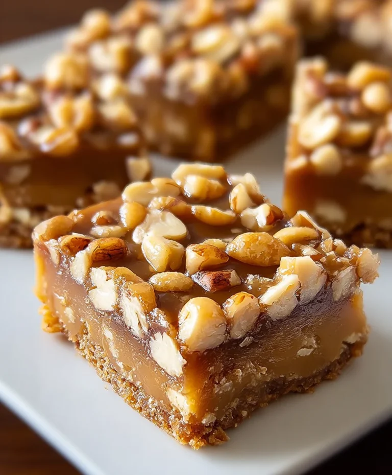 Gooey Butterscotch Nut Bars-Easy Dessert