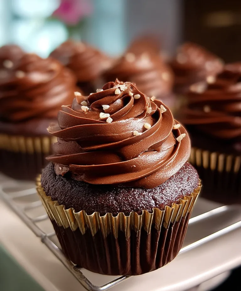 Decadent Chocolate Fudge Cupcakes-Easy Recipe