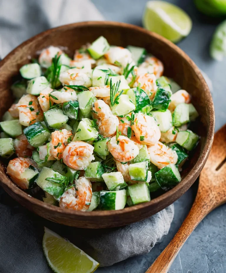 Cucumber Shrimp Salad- Refreshing & Easy Recipe