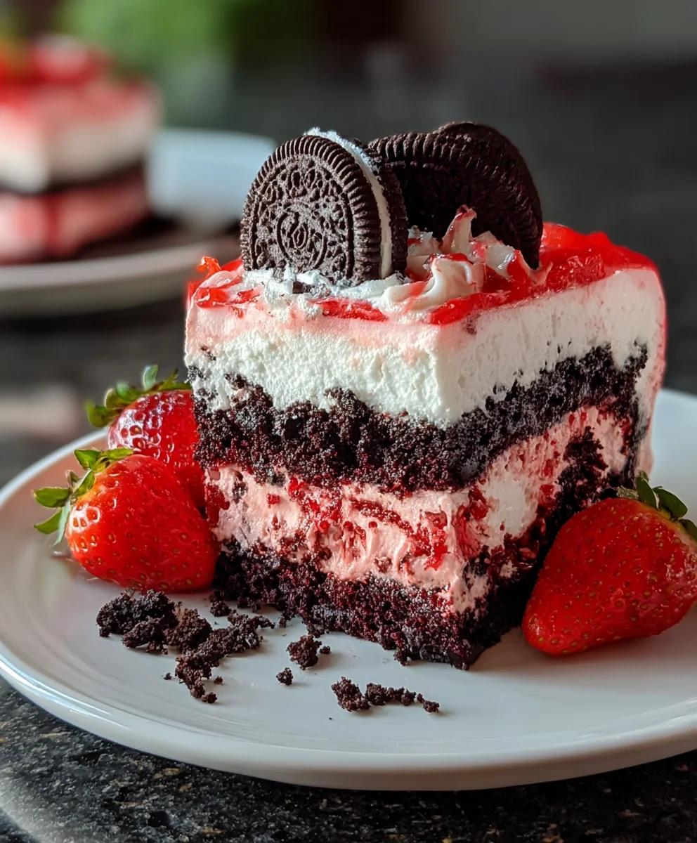 Strawberry Oreo Cake Recipe - Delicious Dessert