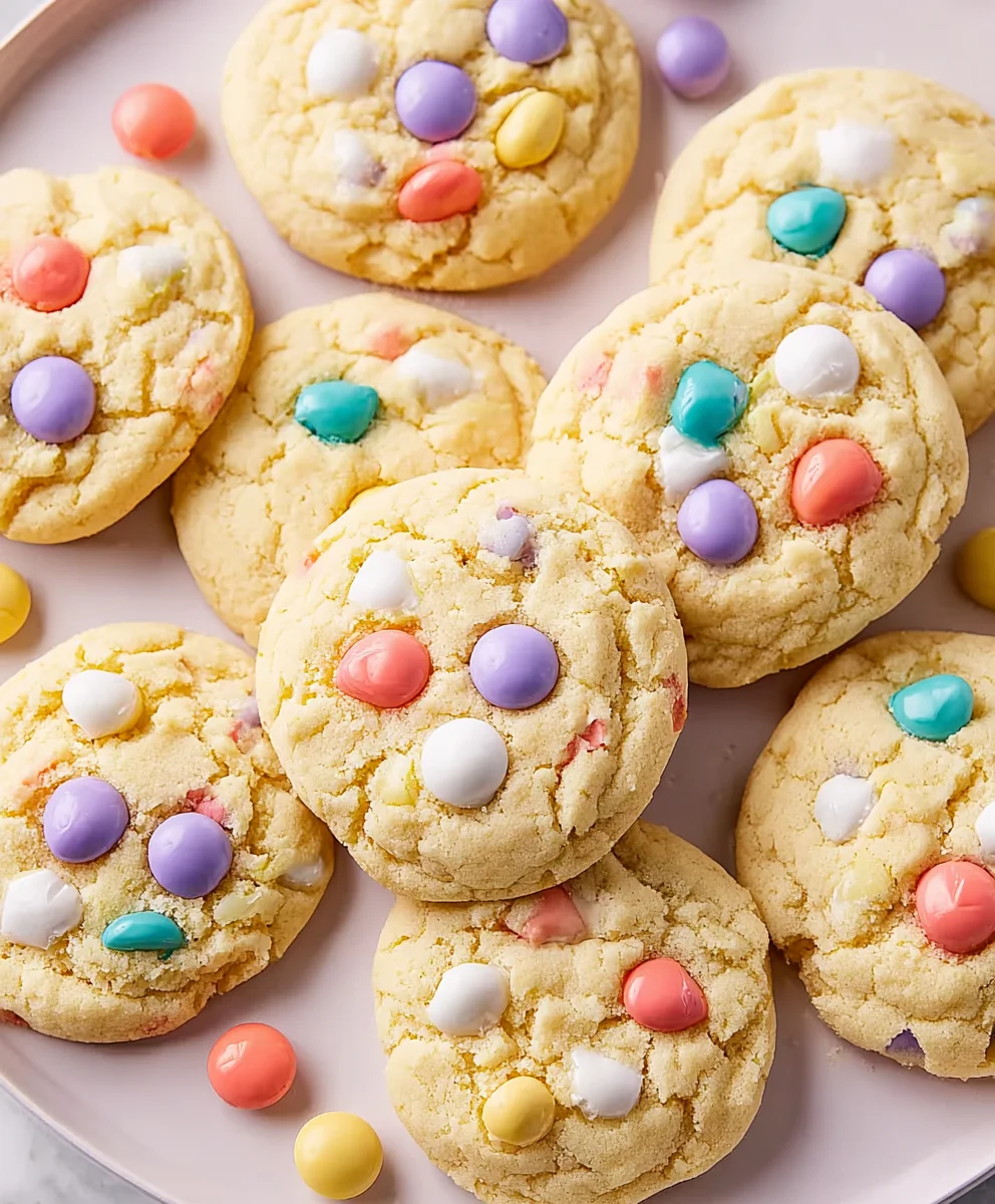 Easy Easter Cake Mix Cookies Recipe