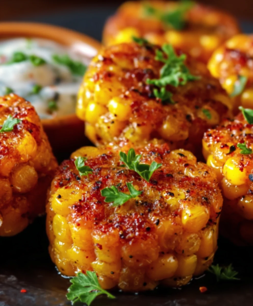 Spicy Mexican Corn Bites-Easy Appetizer Recipe