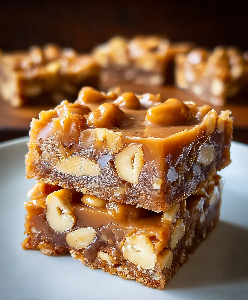 Gooey Butterscotch Nut Bars-Easy Dessert