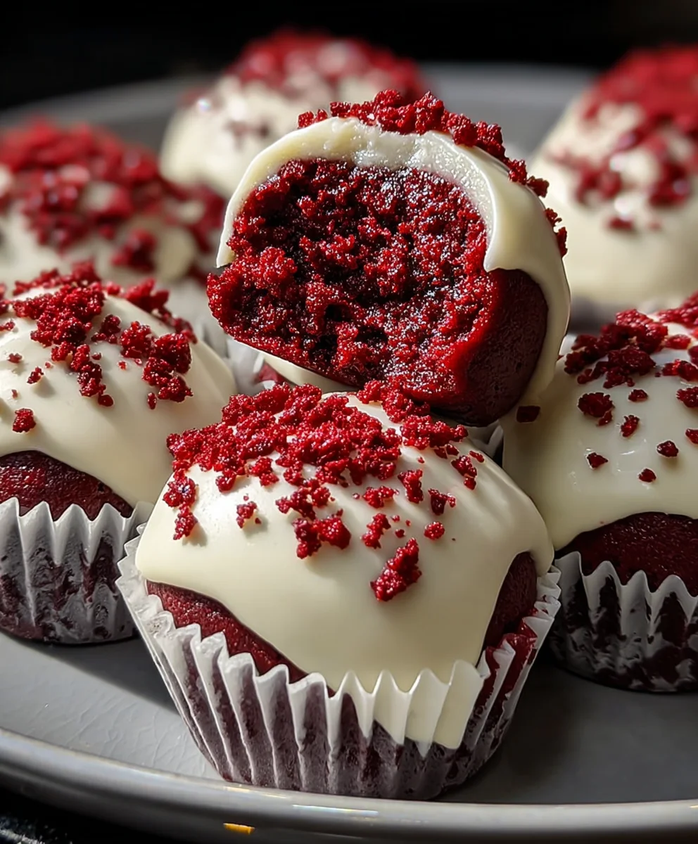 Cookies-Cream Red Velvet Bites - Delicious Treats