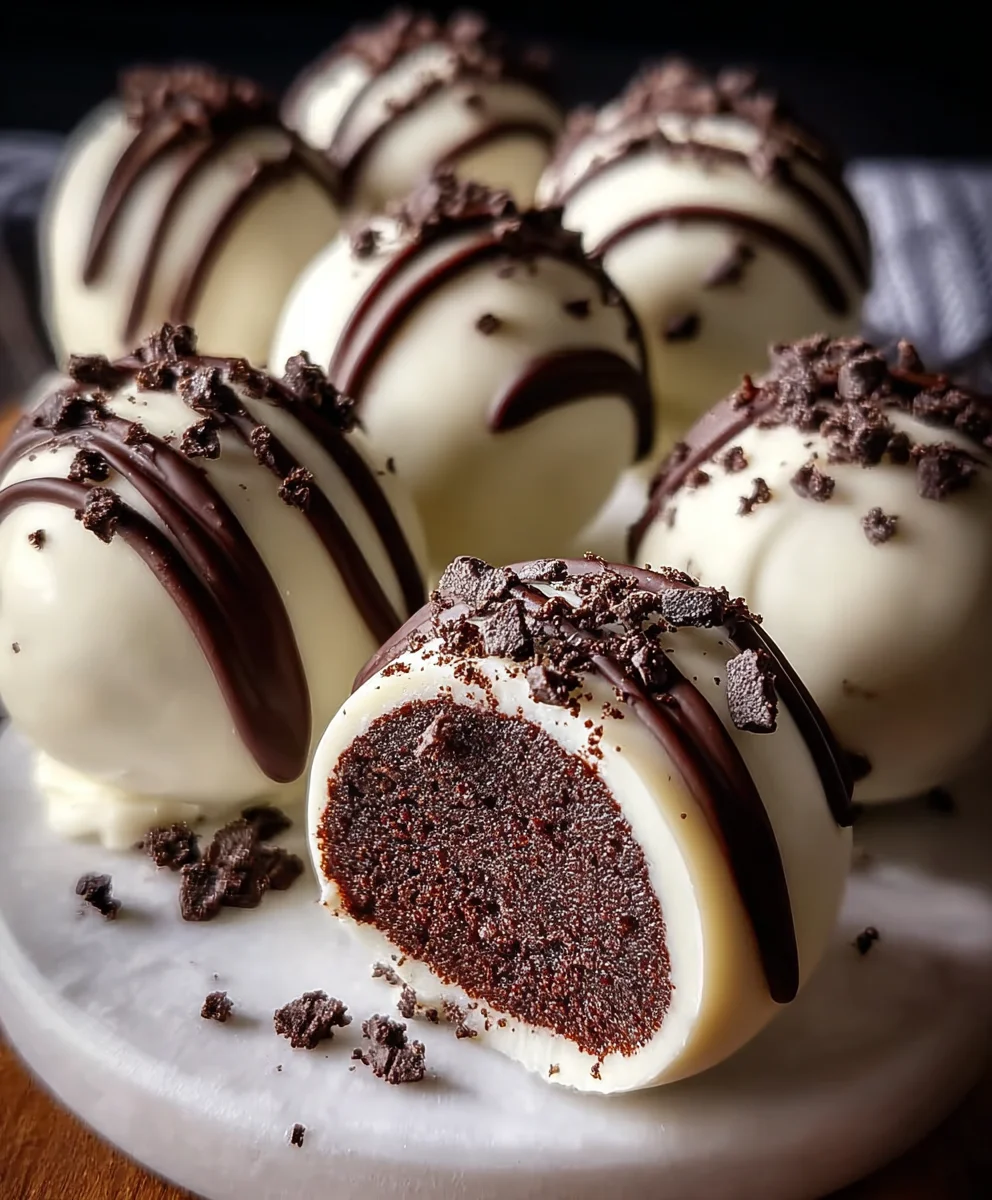 Easy Oreo Cake Balls-Decadent Dessert Bites