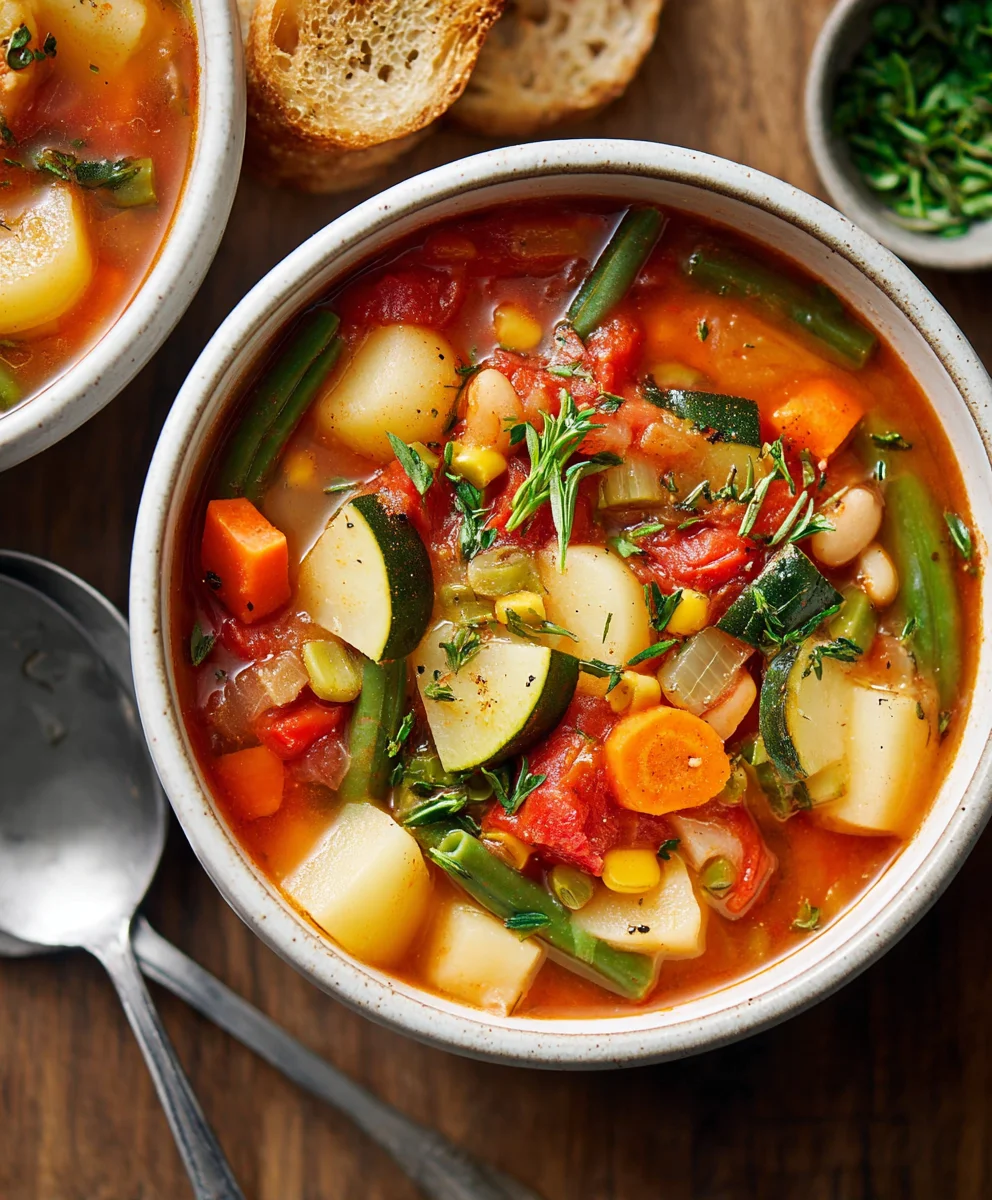 Easy Vegetable Soup - Hearty & Delicious Recipe