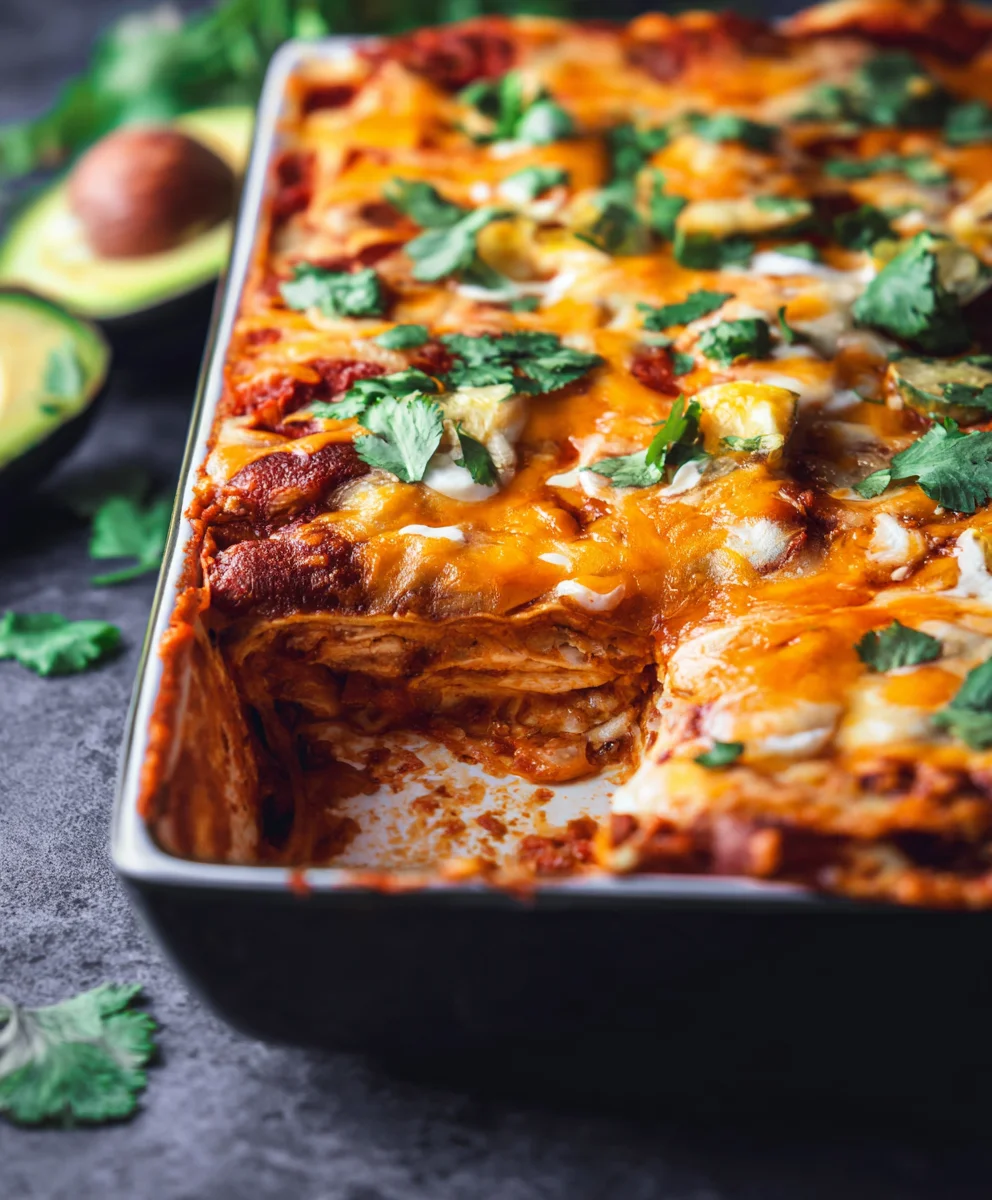 Veggie Mexican Lasagna- Easy & Flavorful Recipe