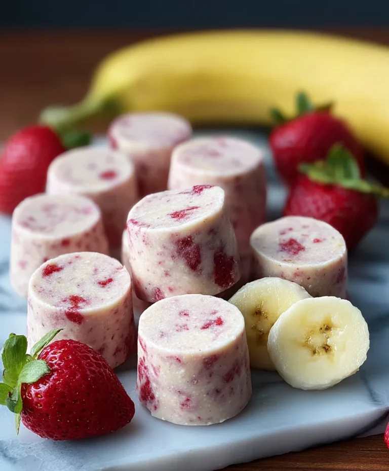 Strawberry Banana Dog Smoothie Bites-Healthy Treat
