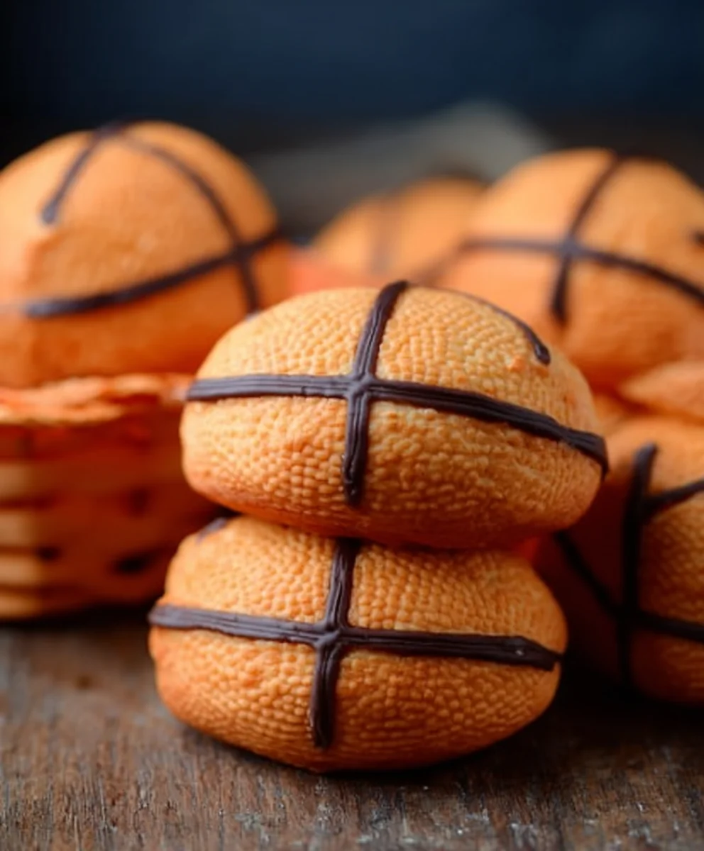 Easy Basketball Cookies - Slam Dunk March Madness Recipe