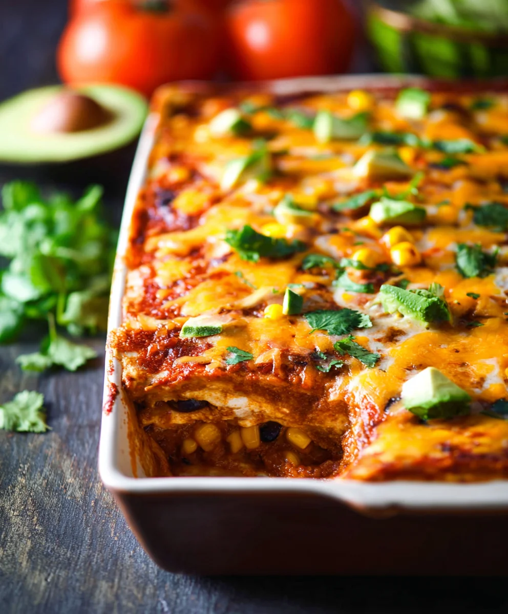 Veggie Mexican Lasagna- Easy & Flavorful Recipe