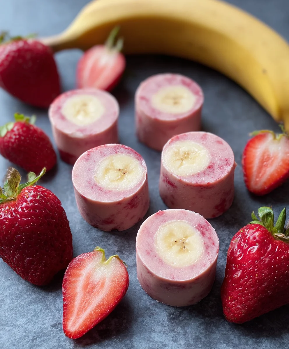 Strawberry Banana Dog Smoothie Bites-Healthy Treat
