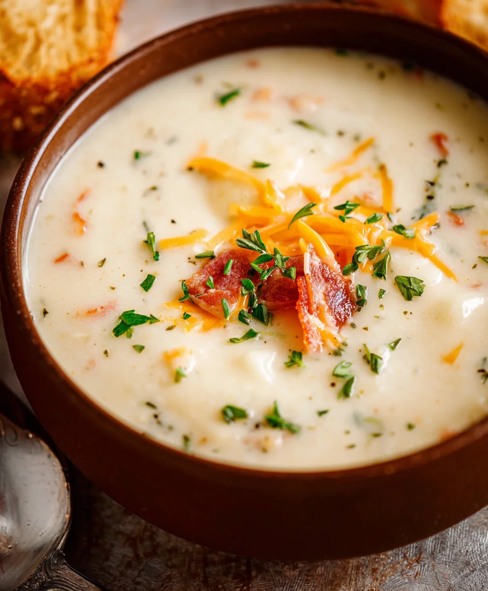 Easy Potato Soup Recipe-Comforting & Simple