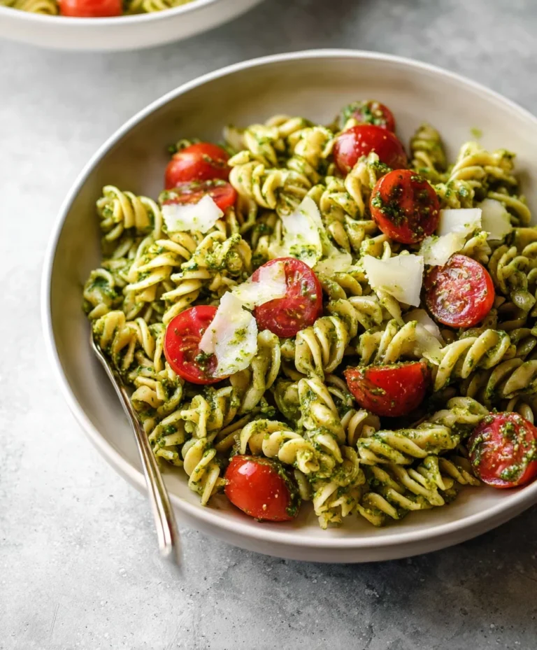 Easy Pesto Pasta Salad Recipe- Delicious & Quick