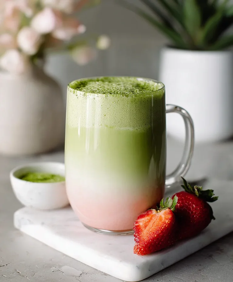 Strawberry Matcha Latte – Refreshing Drink Recipe
