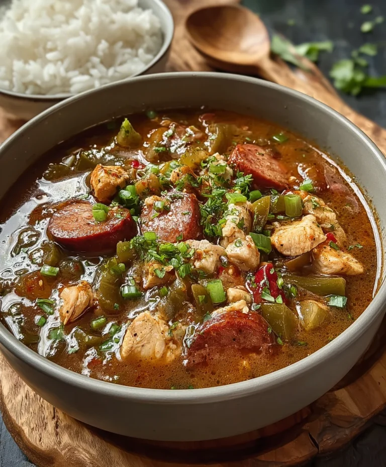 Classic Beef and Sausage Gumbo Recipe
