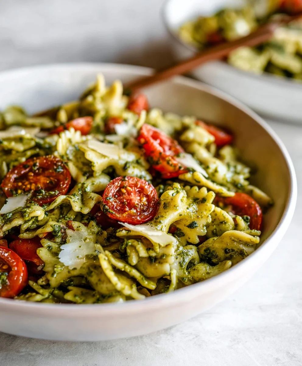 Easy Pesto Pasta Salad Recipe- Delicious & Quick